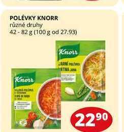 Flop Polévky knorr různé druhy 42-82 g nabídka