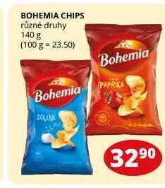 Flop Bohemia chips různé druhy 140 g nabídka