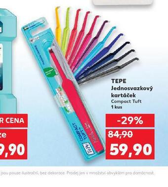 Kaufland Tepe jednosvazkový kartáček nabídka