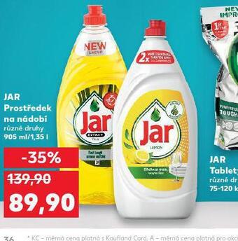 Kaufland Jar prostředek na nádobí nabídka