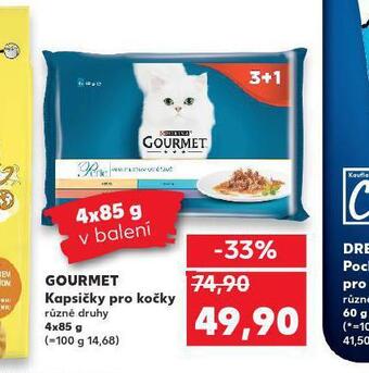 Kaufland Gourmet kapsičky pro kočky nabídka
