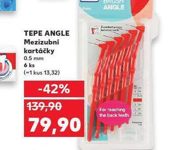 Kaufland Tepe angle mezizubní kartáčky nabídka