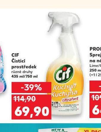 Kaufland Cif čistící prostředek nabídka
