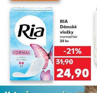 Kaufland Ria dámské vložky nabídka