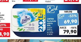 Kaufland Linteo kuchyňské utěrky xxl nabídka
