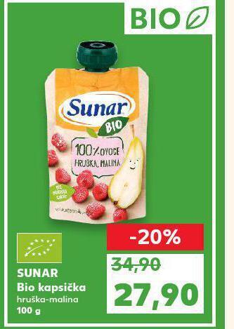 Kaufland Sunar bio kapsička nabídka