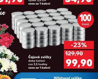 Kaufland Čajové svíčky nabídka