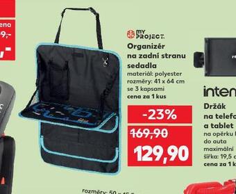 Kaufland Organizér na zadní stranu sedadla nabídka