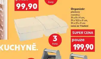 Kaufland Organizér plastový nabídka