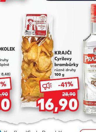 Kaufland Cyrilovy brambůrky nabídka