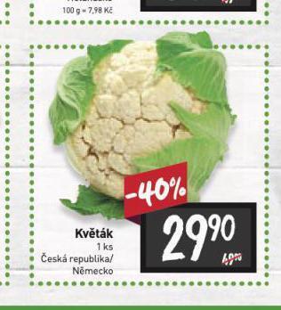 Billa Květák nabídka