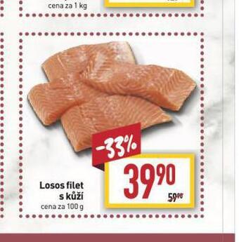 Billa Losos filet s kůží nabídka