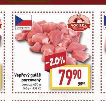 Billa Vepřový guláš porcovaný nabídka