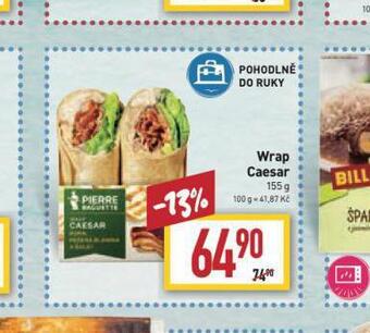 Billa Wrap caesar nabídka