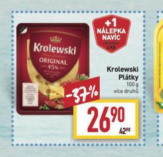 Billa Krolewski plátky nabídka