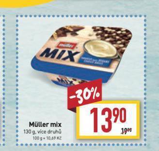 Billa Müller mix nabídka