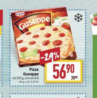 Billa Pizza guseppe nabídka