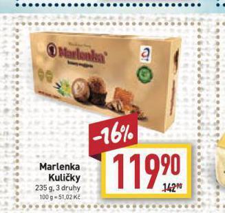 Billa Marlenka kuličky nabídka