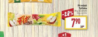 Billa Fit müsli tyčinka nabídka