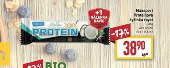 Billa Maxsport proteinová tyčinka royal nabídka