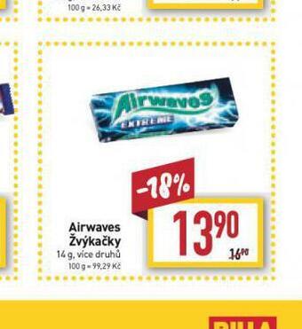 Airwaves žvýkačky