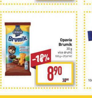 Billa Opavia brumík nabídka
