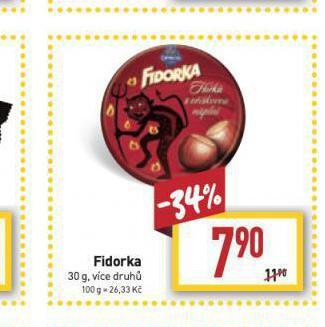 Billa Fidorka nabídka
