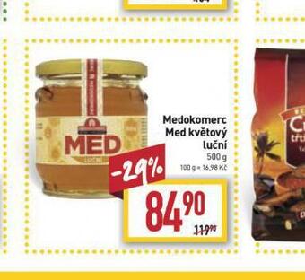 Billa Medokomerc med květový luční nabídka