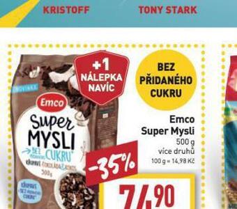 Billa Emco super mysli nabídka