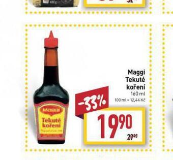 Billa Maggi tekuté koření nabídka
