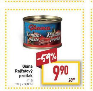 Billa Giana rajčatový protlak nabídka