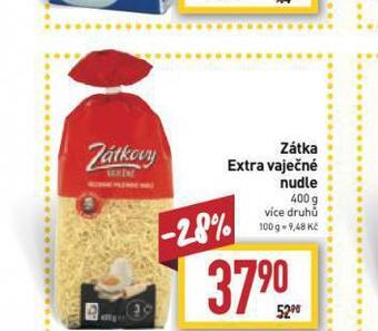 Billa Zátka extra vaječné nudle nabídka