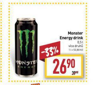 Billa Monster energy drink nabídka