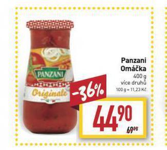 Billa Panzani omáčka nabídka
