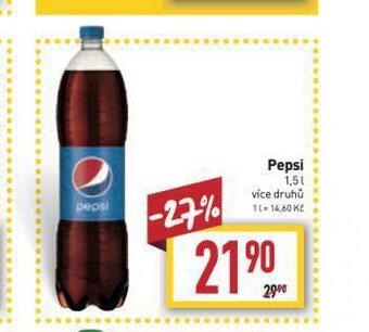 Billa Pepsi 1,5l nabídka