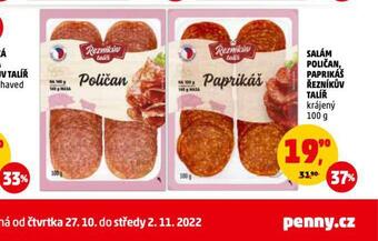 Penny Market Salám paprikáš nabídka