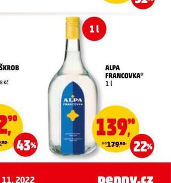 Penny Market Alpa francovka nabídka
