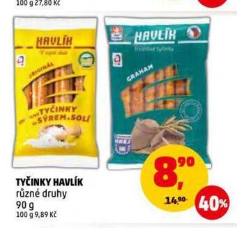 Penny Market Tyčinky havlík nabídka