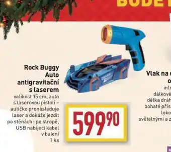 Rock buggy auto antigravitační s laserem