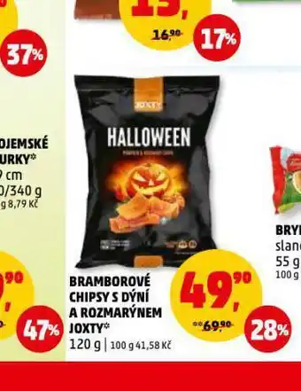 Penny Market Bramborové chipsy s dýní a rozmarýnem joxty nabídka