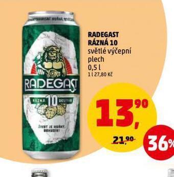 Penny Market Pivo radegast rázná 10 nabídka