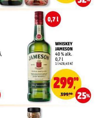 Penny Market Whiskey jameson nabídka