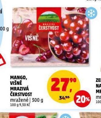Penny Market Mango, višně mrazivá čerstvost nabídka