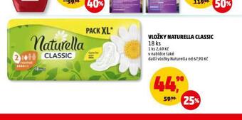 Penny Market Vložky naturella classic nabídka