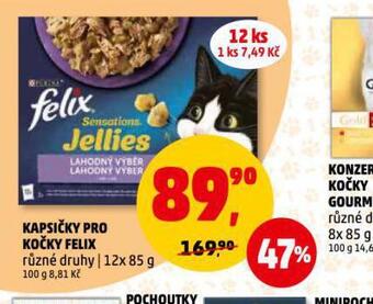 Penny Market Felix kapsičky pro kočky nabídka