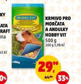 Penny Market Hobby vit krmivo pro morčata nabídka