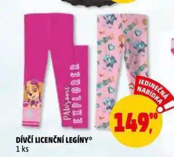 Dívčí licenční legíny