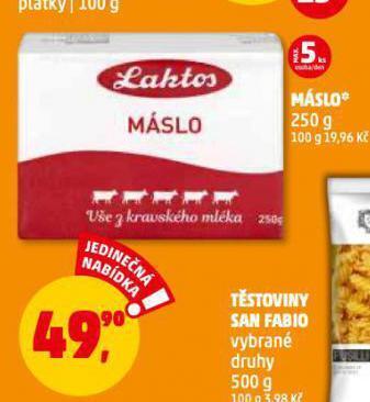 Penny Market Máslo nabídka