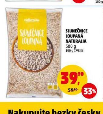 Penny Market Slunečnice loupaná naturalia nabídka