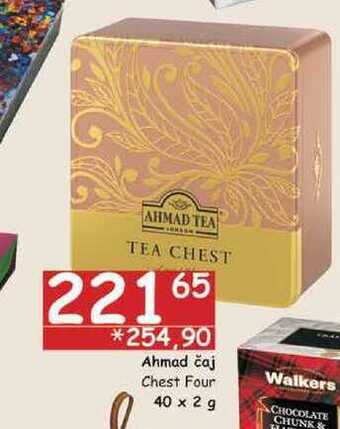 Jip Ahmad čaj chest four, 40 x 2 g nabídka